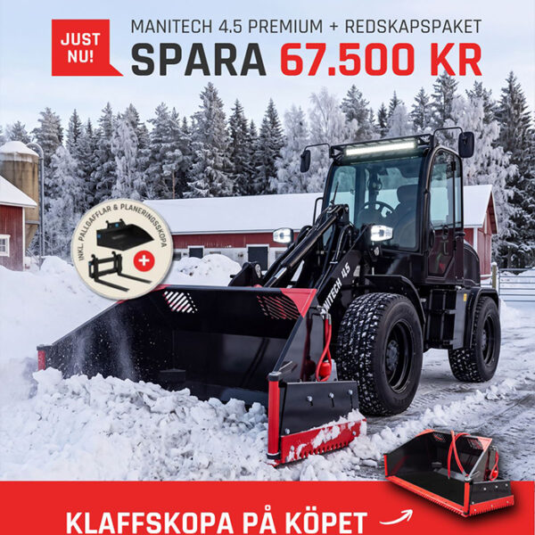 Manitech 4.5 Premium - Hjullastare - Förbokningskampanj